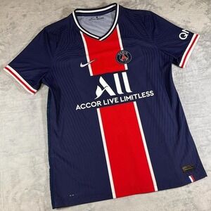 Rare Authentic Nike PSG Vaporknit Jersey | Navy/Red | Large